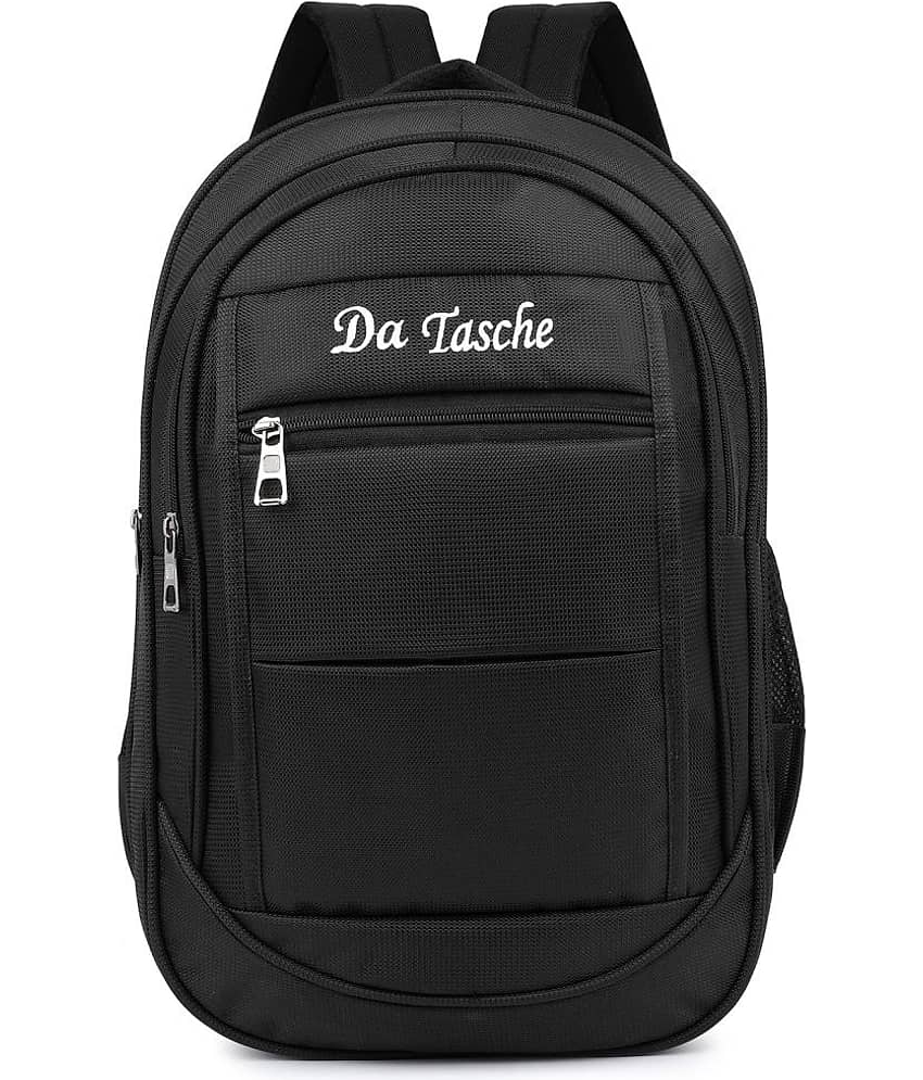 Da Tasche Black Polyester Backpack For Kids