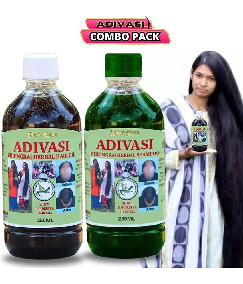 Herbal Shampoo And Hair Oil Remove All Type of Hair Problem And Increase Hair Growth (250 ml)Pack of 2