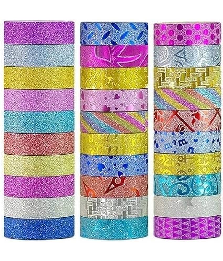 Freedy Multicolor Single Sided Decorative Tape ( Pack of 1 )
