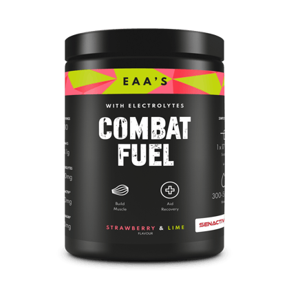Combat Fuel EAA+ | 13gms EAA | 700mg Electrolyte Blend | 100mg Senactive |-Strawberry & Lime