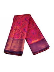 Traditional Silk Saree with Zari Border