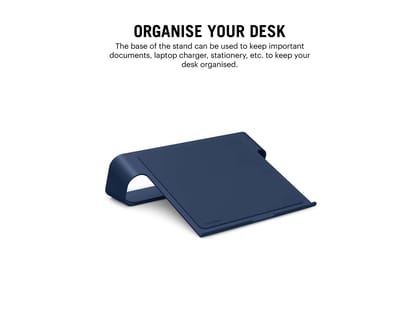 DailyObjects Arete Laptop Stand - Blue