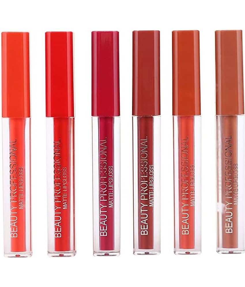 Lenon - Multi Matte Lipstick Liquid  Waterproof Pack of 6