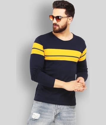 Leotude Pack of 1 Cotton Regular Fit Men's T-Shirt ( Yellow )