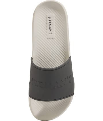 Neeman's White Men's Slide Flip Flop