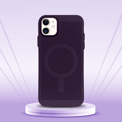 iPhone 11 Air Flow Wireless Charging Case-Deep Purple