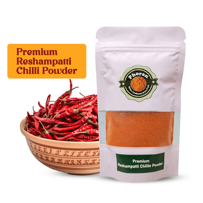 Buy Reshampatti Chilli Powder Online India - Extra Hot | Phoran Buy Reshampatti Chilli Powder Online India - Extra Hot | Phoran