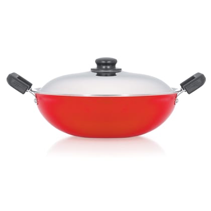 Premier Non Stick Kadai with Stainless Steel lid - 26 cm Premier Non Stick Kadai with Stainless Steel lid - 26 cm