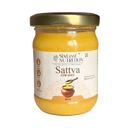 SixLeaf Sattva Cow Ghee 100ml