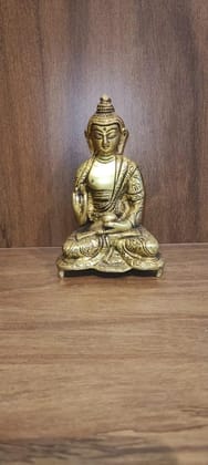 BRASS BUDDHA STATUE BRASS BUDDHA STATUE