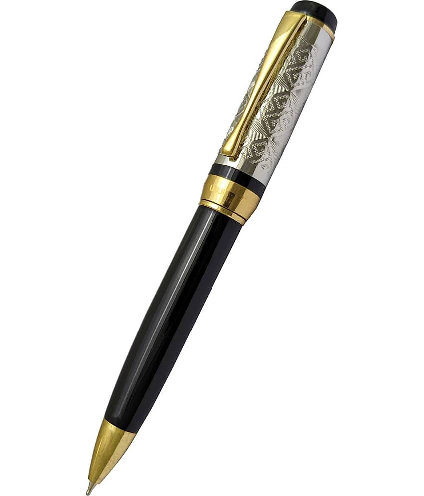 UJJi Antique Design Brass Metal (Blue Ink) Ball Pen