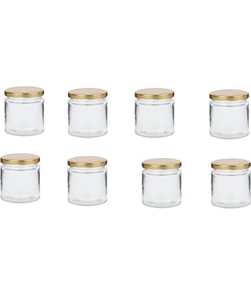 AFAST Airtight Storage  Glass Food Container Set of 8 100 mL