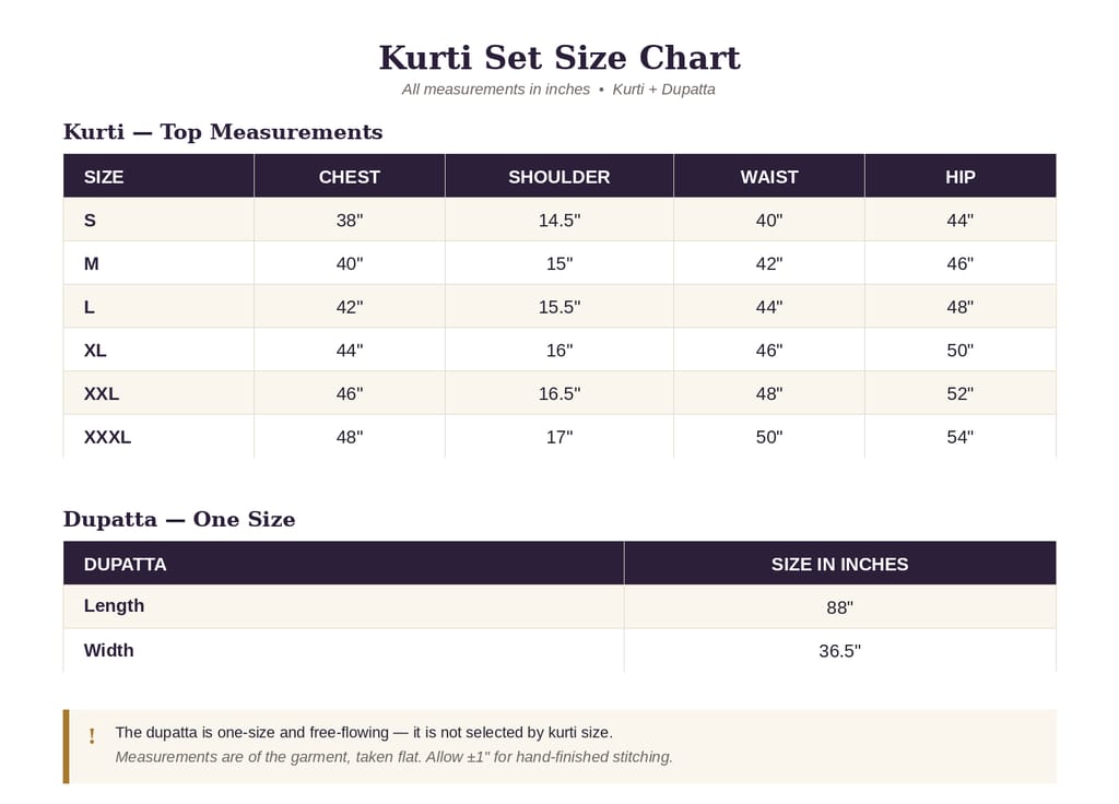 Size Guide Size Guide