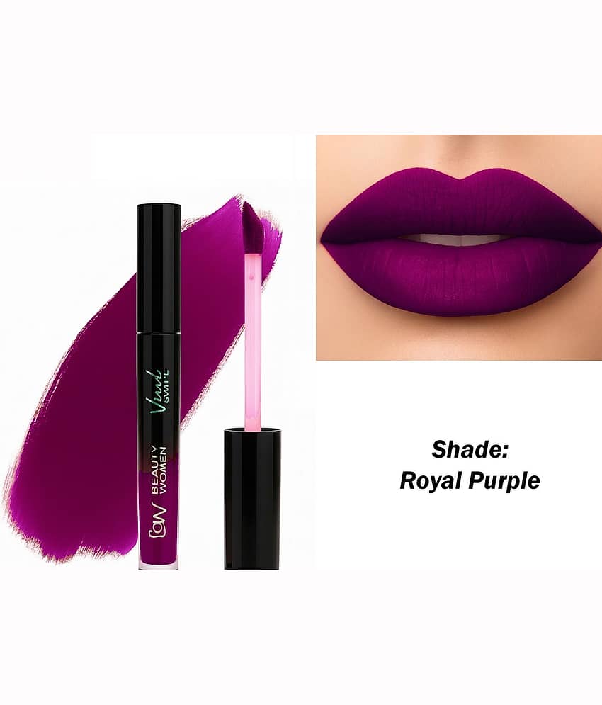 Beauty Women Purple Matte Long Lasting Liquid Lipstick ( Pack of 1 )