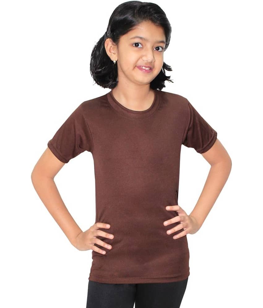 Goodluck Girls Short Sleeve Swim T-Shirt