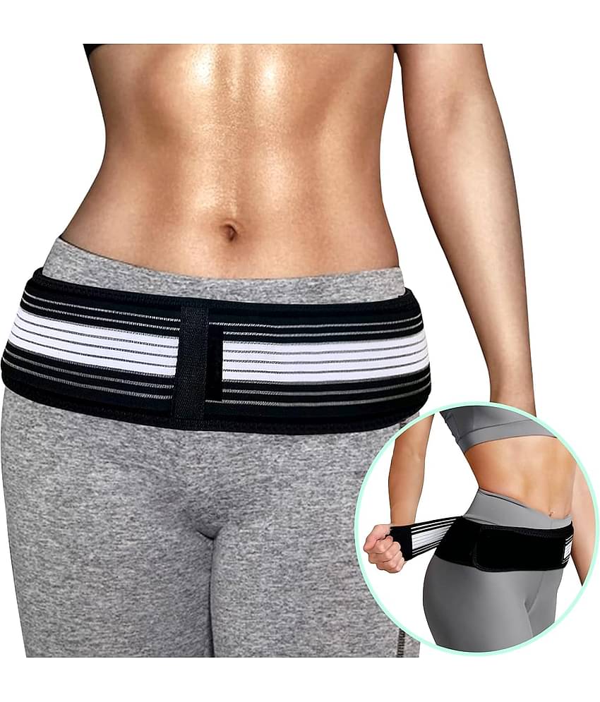 Sciatica Pain Relief Belt - Flexi Back Belt- Lower Back Support Brace for Men and Women - Pelvic Support Belt - Trochanter Belt - Sciatica Pelvis Lumbar Hip Pain Relief Pelvic Belt, Pack of 1