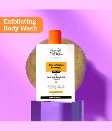 Chemist At Play Exfoliating Shower Gel Body Wash Gently Exfoliates Dead Skin Cells , 236ml (Pack of 1)