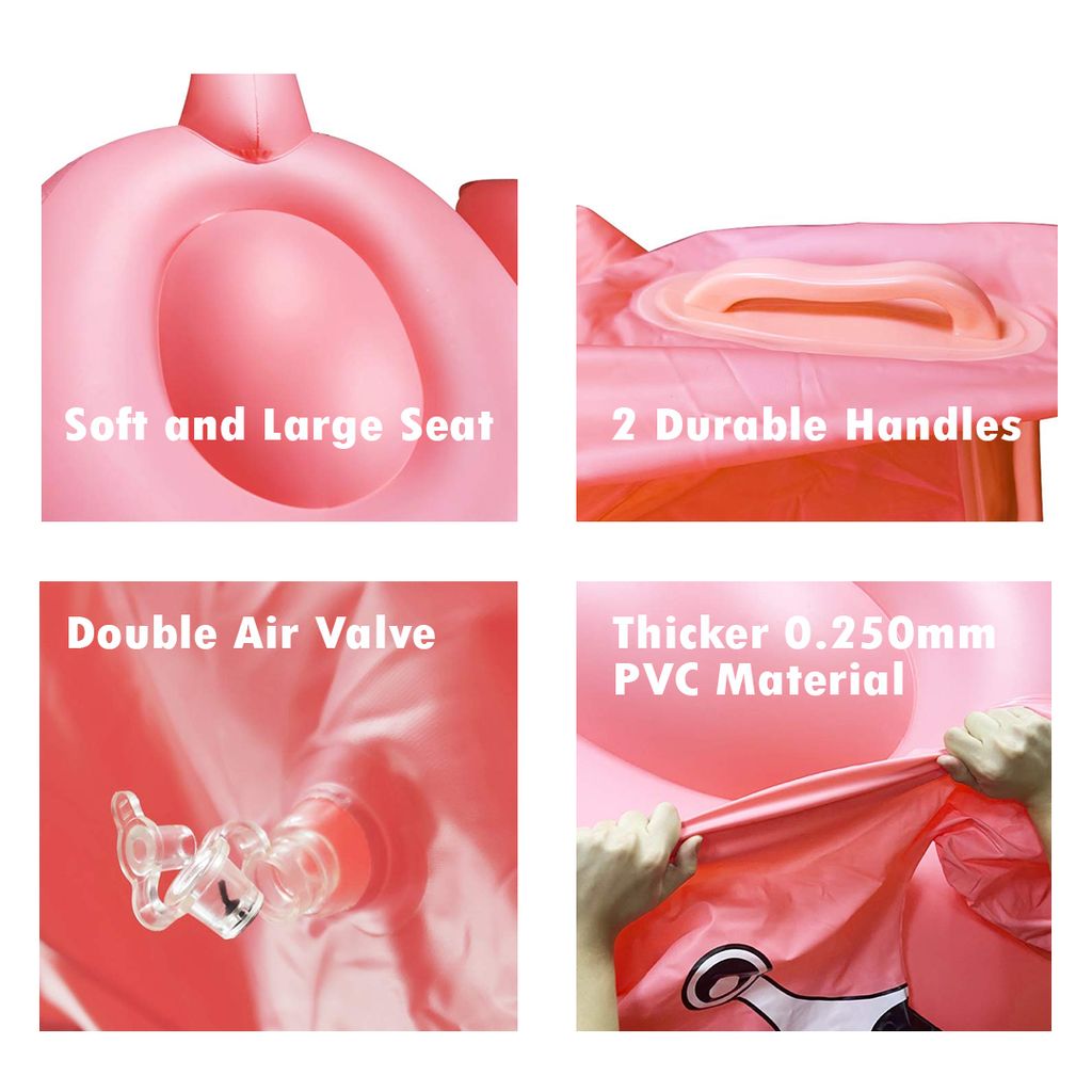 Inflatable Flamingo Pool Floats - Over 6 FT