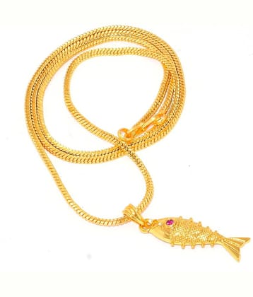 Jewar Mandi Pendant Meena Work Round (Gol) SurajMukhi Locket Chain Gold Plated Rich Look Long Size Latest Designer Daily Use Jewelry for Men Women, Boys Girls, Unisex