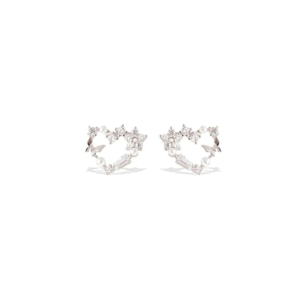 Teresa Studs | 925 Silver Earrings for Women-Silver