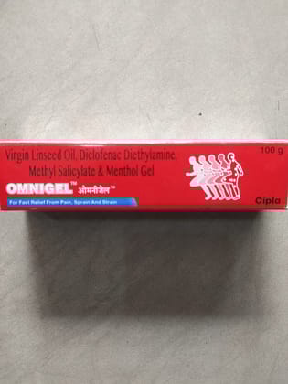 Omnigel For fast relief from pain, sprain and strain 