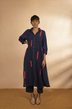 'Pankti' Button Down Tunic-S