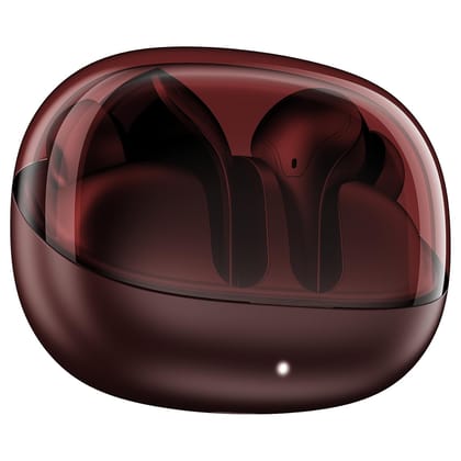 boAt Airdopes Plus 311, Glass Design, ENx Tech, Fast Charge, 50 Hrs Battery, Stream Ad Free Music via App Support Bluetooth Earbuds, TWS Ear Buds Wireless Earphones with mic (Crimson Red) boAt Airdopes Plus 311, Glass Design, ENx Tech, Fast Charge, 50 Hr