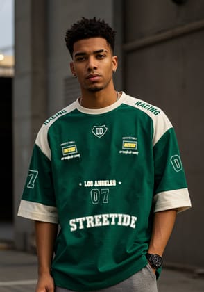 Men Cotton Jersey Aesthetic Oversized T shirts for Men-S