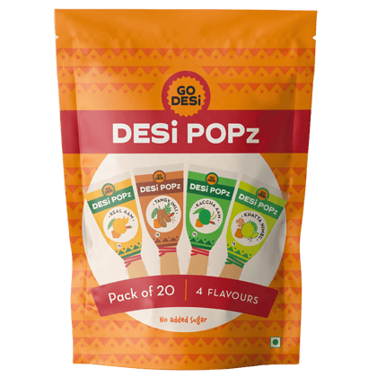 GO DESI POPZ 4 FLAVOURS 160G