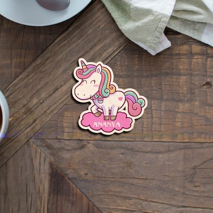 Personalised  Unicorn With Name Fridge Magnets-Style 2