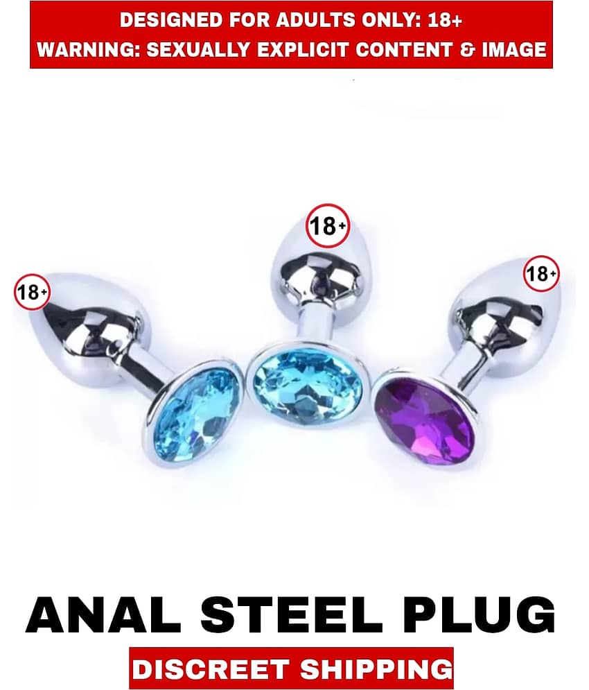 New Adult Concept Perfect Orgasm Experience A1 Anal Small Size Smooth Steel Diamond Anal Steel Plug Favorites For Unisex
