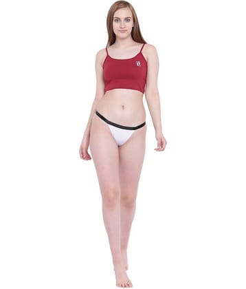 La Intimo Nylon Women's Briefs ( White )