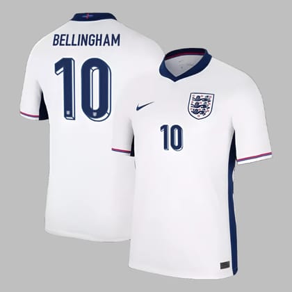 England BELLINGHAM 10 Home Jersey EURO 2024-S