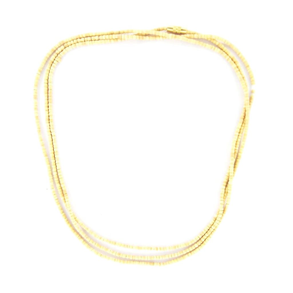 MAYAPURI Small Beads Bel Mala/Bel Ki Mala Wood Necklace (3 Round) - Pooja Needs | Buy online on ZillyBuy