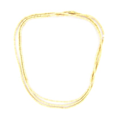 MAYAPURI Small Beads Bel Mala/Bel Ki Mala Wood Necklace (3 Round) MAYAPURI Small Beads Bel Mala/Bel Ki Mala Wood Necklace (3 Round)