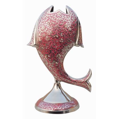 Home Decorative Fish In Red Colour, Vase (FMAS718 B)
