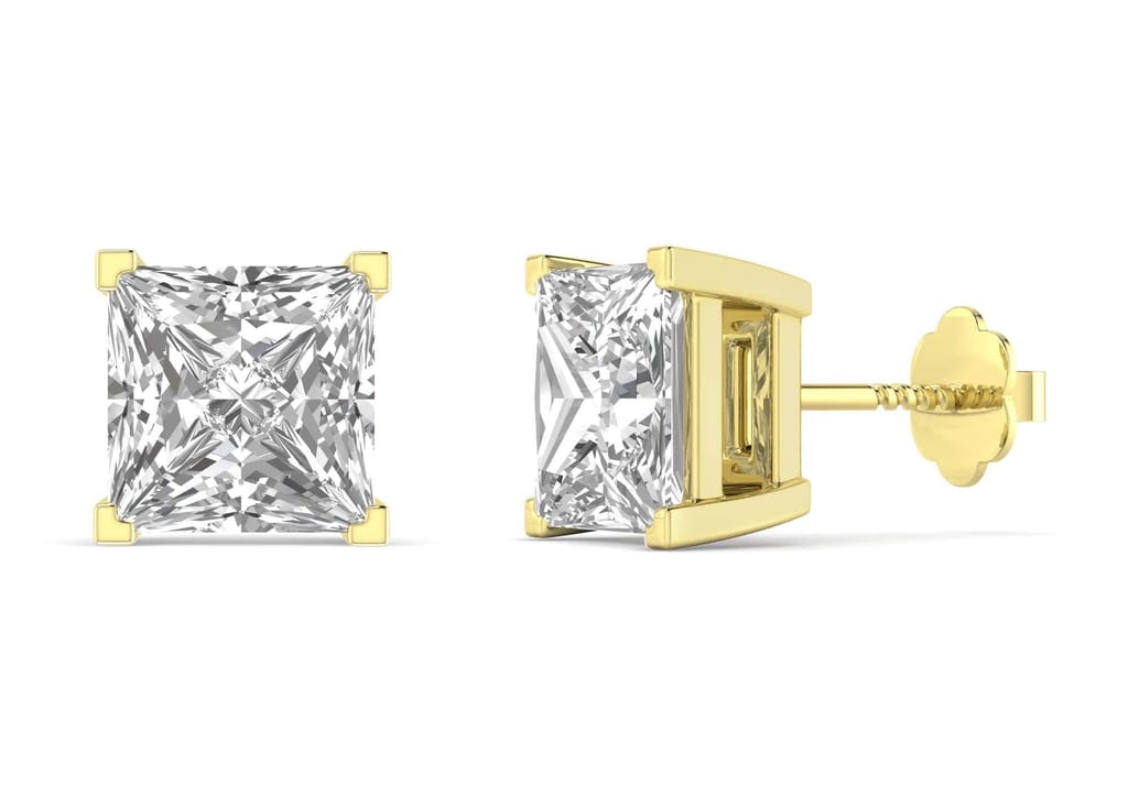 Princess Solitaire Studs