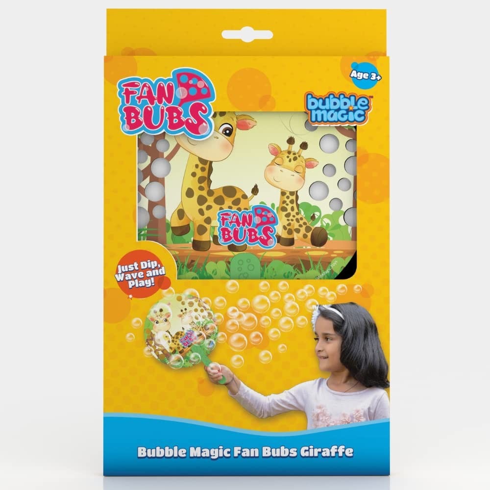 Bubble Magic FanBubs Giraffe Theme For Kids 3 Years and Above