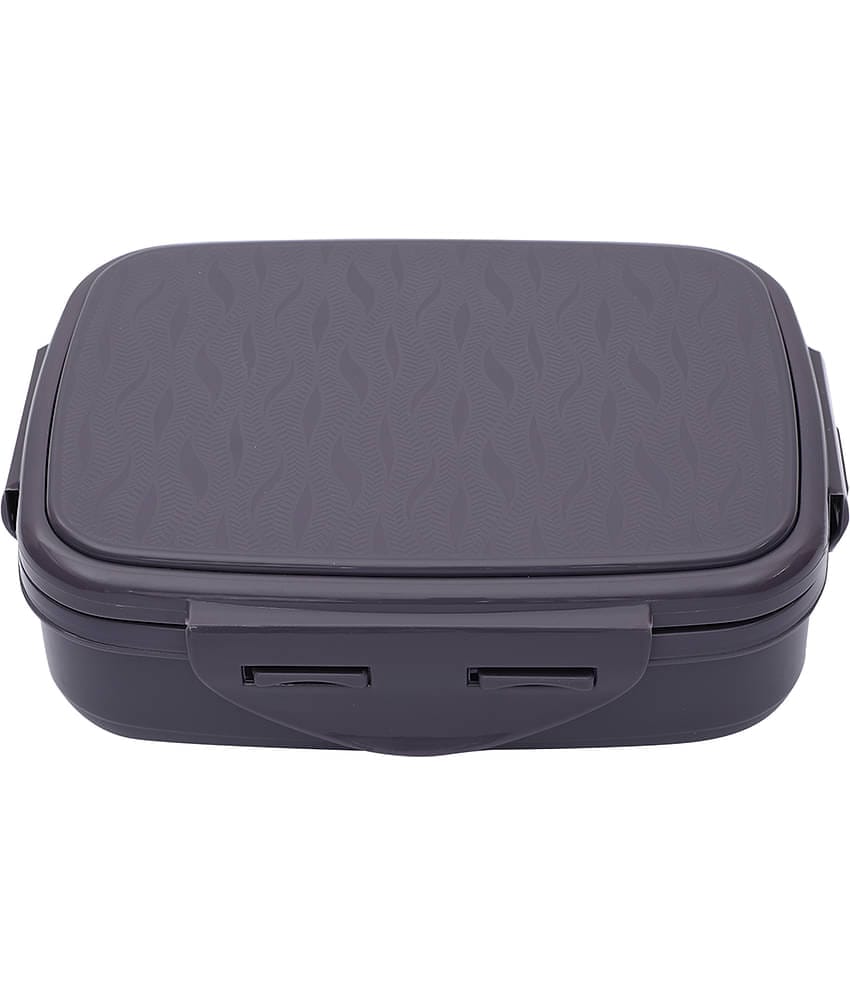 Jaypee - Dark Grey Stainless Steel Insulated Lunch Box ( Pack of 1 )