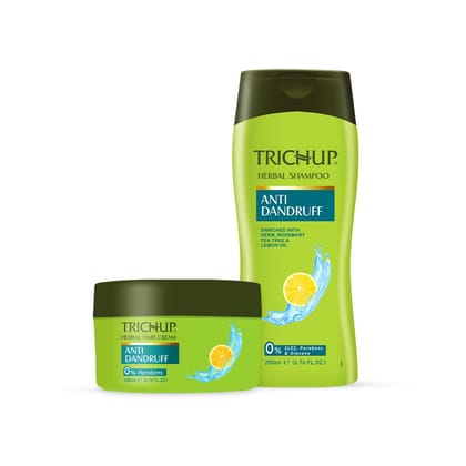 Trichup Anti-Dandruff Hair Care Kit – Shampoo 200ml & Hair Cream 200ml