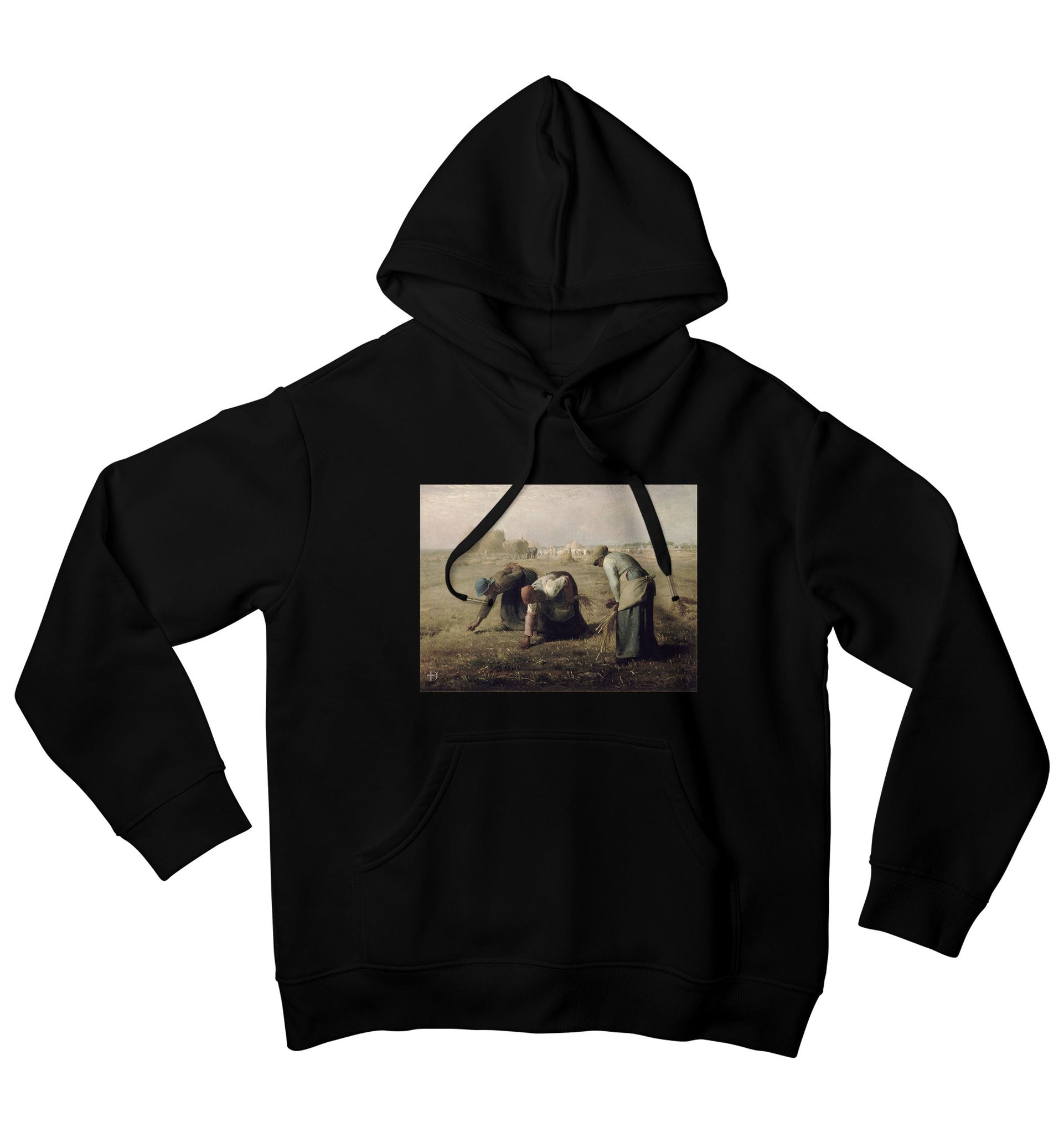 The Gleaners Art Hoodie-40 - S / Black