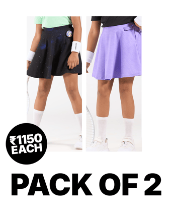 2-Pack Power Play Skorts-4-5 Y