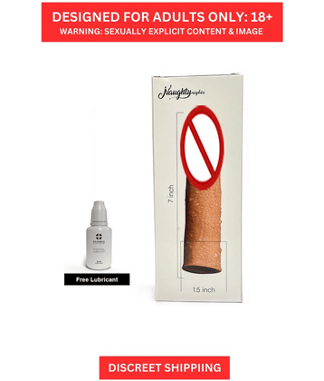 Fatty 5 Inch Penis Sleeve Reusable Condom For Men