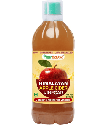 NutrActive Himalayan Apple Cider Vinegar with Mother, 500 ml Unflavoured Single Pack
