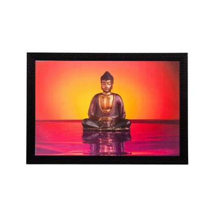 Lord Buddha Matt Textured UV Art Painting