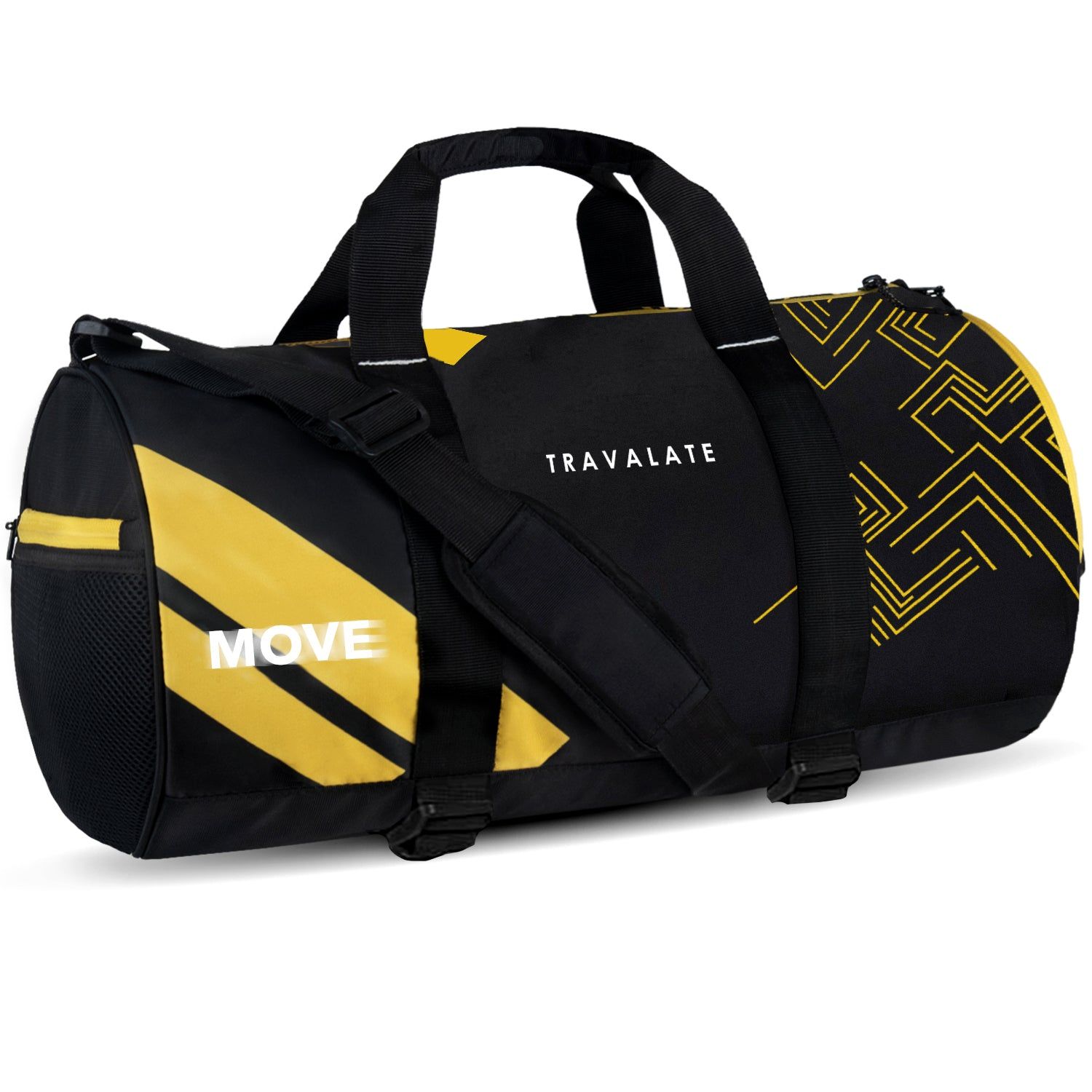 Move Gym Bag | Black yellow
