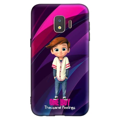 One Boy Thousand Feeligs Samsung J2 CORE Premium Embossed Mobile cover
