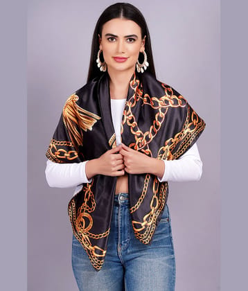 AXOLOTL Multicolor Satin Women's Scarf ( Pack of 1 )