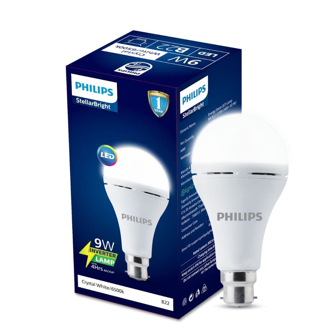 PHILIPS ELECTRIC BULB 9WATT CHARGABLE
