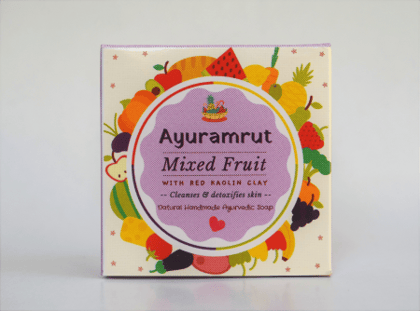 Ayuramrut Mixed Fruit Natural Handmade Ayurvedic Soap